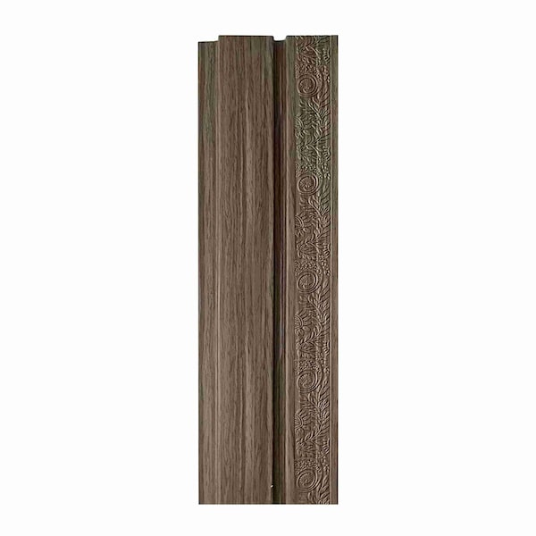 Ejoy Acoustic Vinyl Wall Cladding Siding Panel, 94.5 in. x 4.8 in. x 0.5 in., 4PK VWC_G1212C-0198 - main